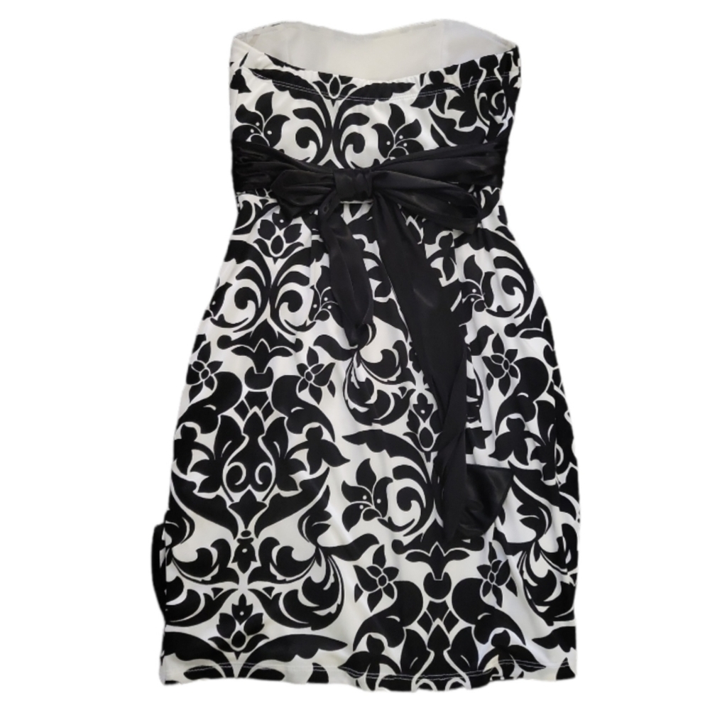 Ruby Rox Size Small Mini Dress Black & White - Picture 2 of 3